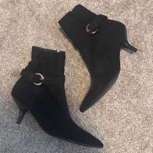 Zara suede like short booties
